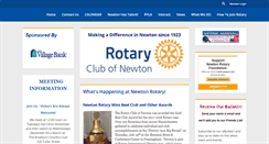 Desktop Screenshot of newtonrotaryclub.com